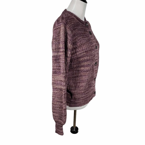 Who What Wear size Small Plum Purple Cardigan Sweater - Picture 4 of 7